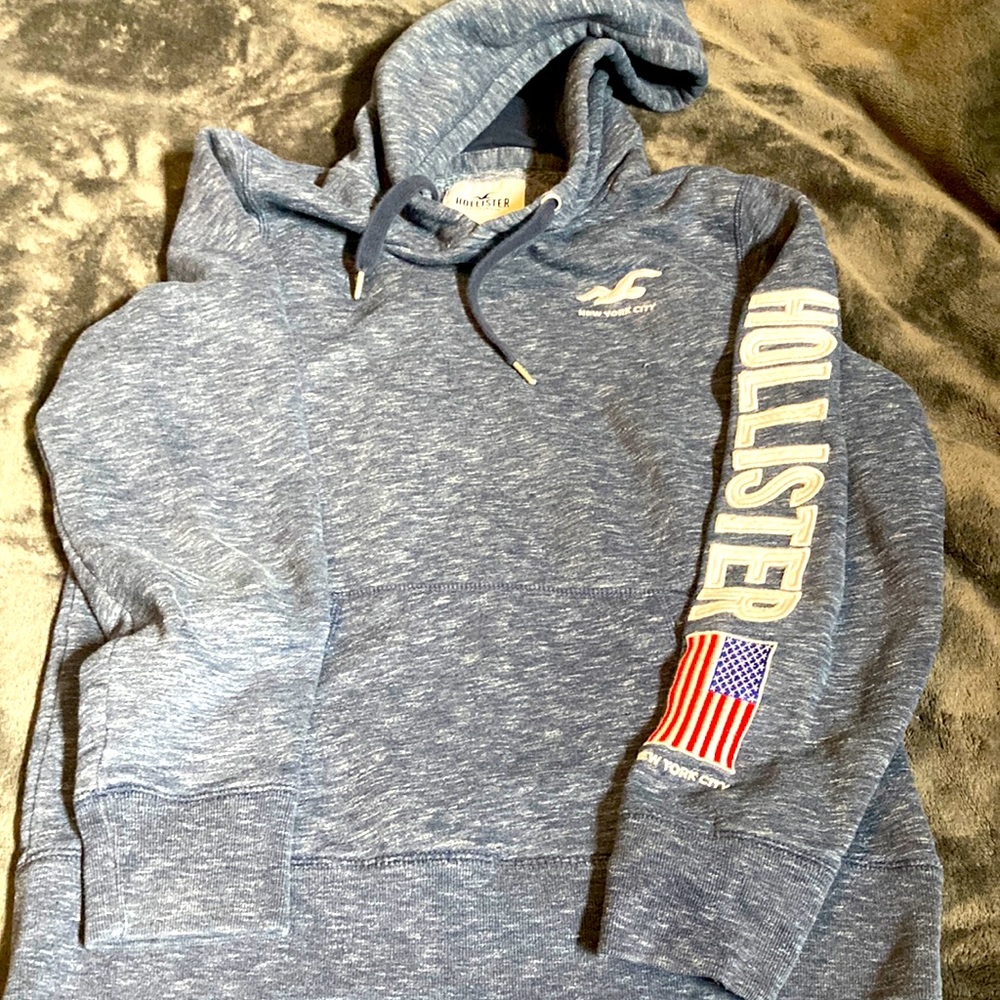 Hollister NYC hoodie flag men’s medium